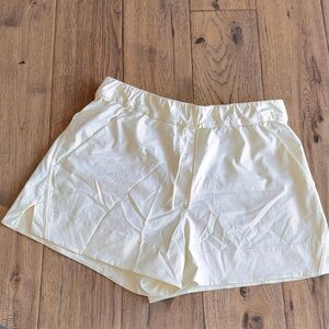 Lululemon Athletica Yellow Athletic Shorts